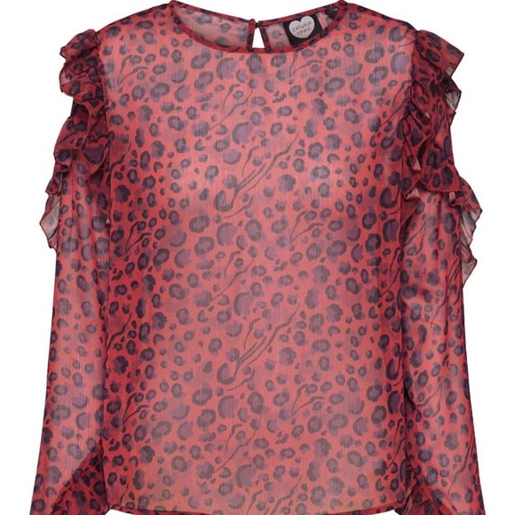 CATWALK JUNKIE WILD BERRY BLOUSE - Picture 1 of 16